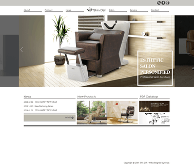 Home Page salon chair styling