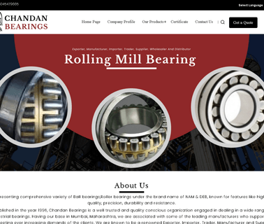 Chandan Bearings miniature steel ball