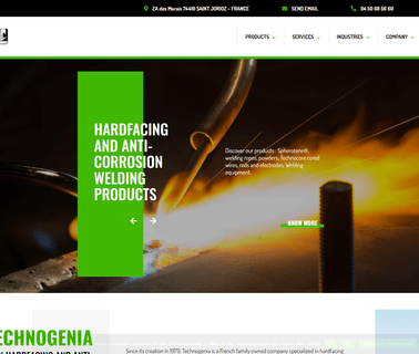 Technogenia hardfacing