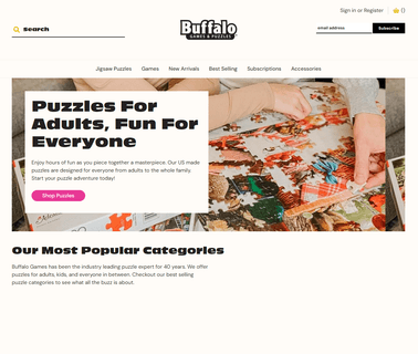 Buffalo Games Inc. jigsaw puzzles