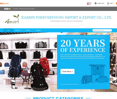 Xiamen Foreveryoung Import and Export shoulder bags school