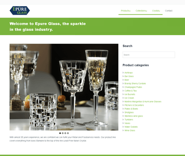 Epure Glass ashtrays