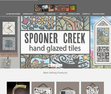 Macone Clay, Spooner Creek clock picture