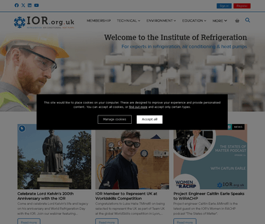 Institute of Refrigeration Ior r12 refrigerants
