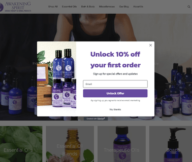 Awakening Spirit body creams and lotions