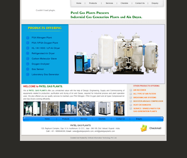 Patel Gas Plant breathing air oxygen