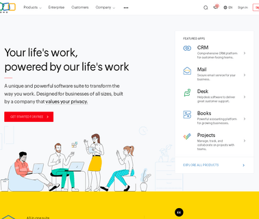 Zoho free forever