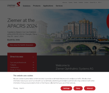 Ziemer Ophthalmic Systems Ag corneal