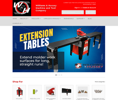 Williams & Hussey Machine planers