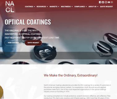 Nacl North American Coating Laboratories Mentor Ohio optical sunglass