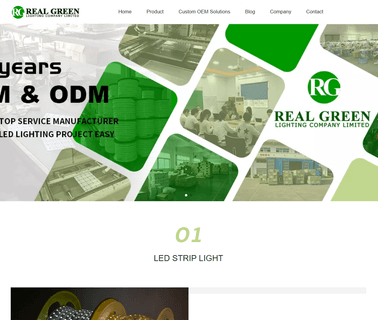 Jiangmen Real Green Lighting 5730 led strip