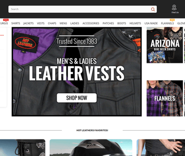Hot Leathers biker chaps