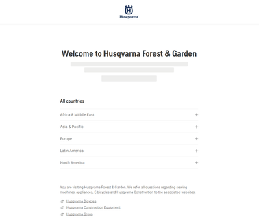Husqvarna Forest & Garden Company saws air