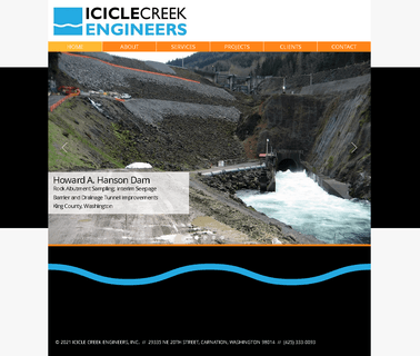Icicle Creek Engineers hydro excavation