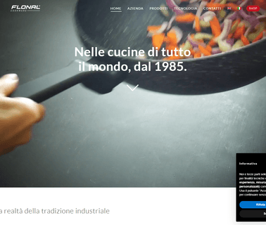 Flonal S.P.A. induction kitchen
