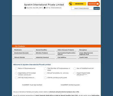 Apratim International polyvinyl alcohols