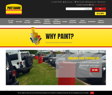1-800 Bollards / Post Guard bollards