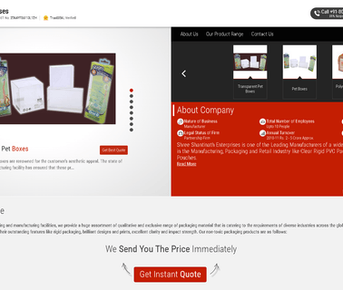 Shree Shantinath Enterprises garments box