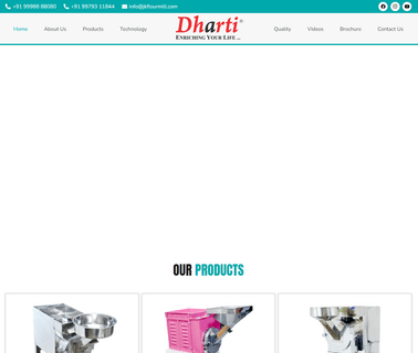 Jay Khodiyar Industries wheat corn mill machine