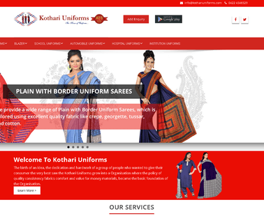 Kothari Uniforms silk tshirt