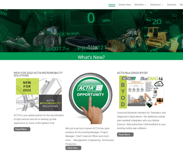 Actia Corp. wire transport