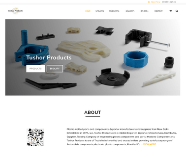 Tushar Products injection plastic component