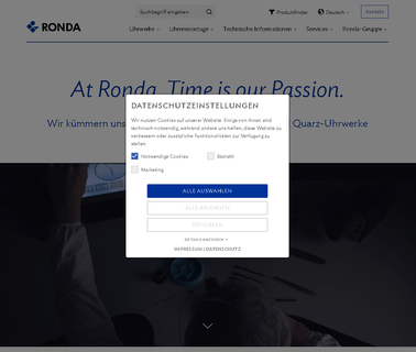 Ronda Ltd watch swiss made