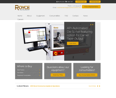 Royce Instruments, tape manual