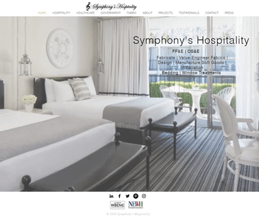 Symphony’S Hospitality Fabrics & Drapery can idea