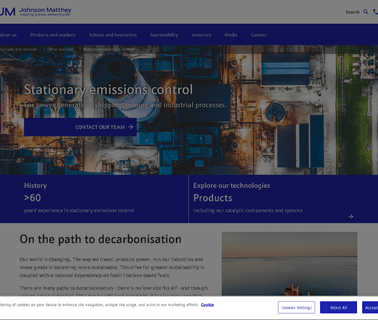 Johnson Matthey, emission standards
