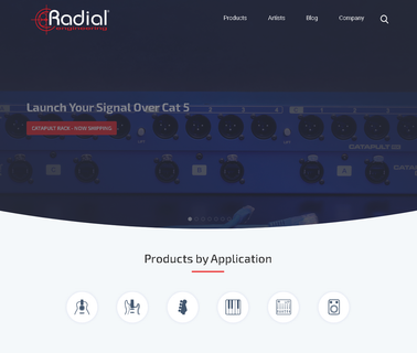 Radial Engineering types point