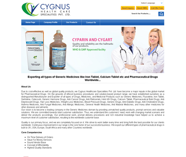 Cygnus Healthcare Specialities cygnus