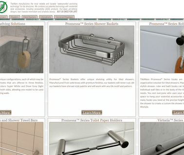 Tileware Products fasteners tile