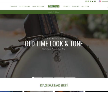 Deering Banjo Company banjo