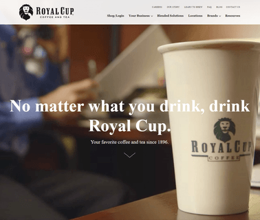 Royal Cup Coffee and Tea coffees wholesale
