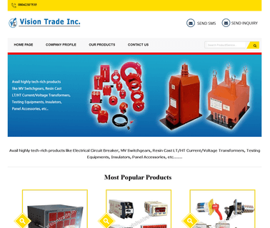 Vision Trade Inc. electrical switchgear parts