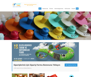 Karetag Kupe Yazilim Plastik Hayvancilik animal ear tag