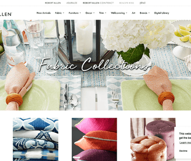 Duralee Contract fabric application