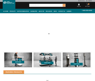 Iowa Rotocast Plastics display units furniture