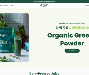 Suja Juice organic vegetables fruits