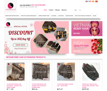 Vietnam Remy Hair Limited ponytail hair