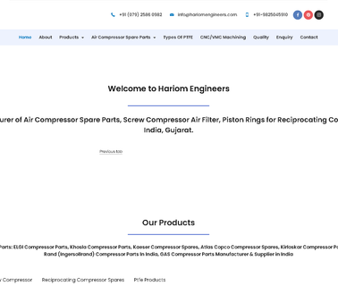 Hariom Engineers components wiper