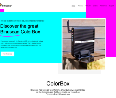Binuscan Accueil cmyk wholesale