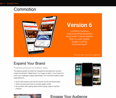 Home - Commotion online web site