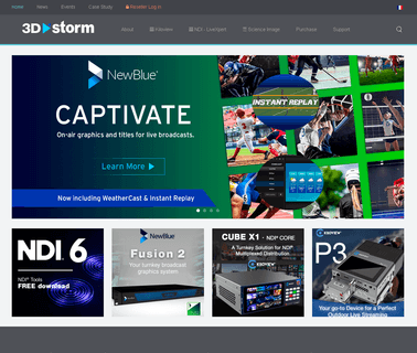 Home - 3D Storm cameras graphics
