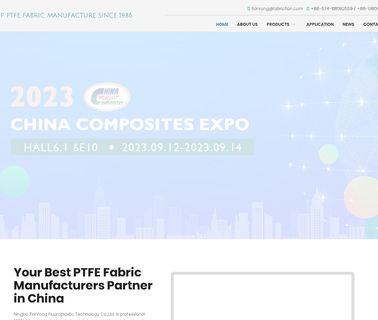 Ningbo Tianrong Fluoroplastic Technology adhesive liner