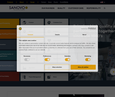 Sanovo Technology Group egg packing machine