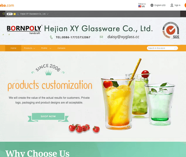 Hejian Xy Glassware tea glass borosilicate