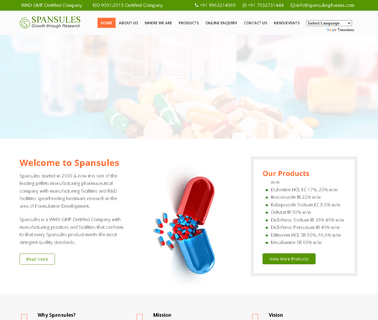 Spansules Pharmatech omeprazole domperidone