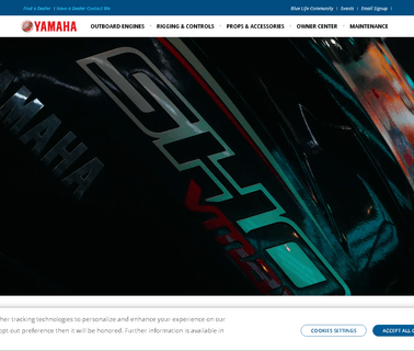 Yamaha Motor Corporation boating motor